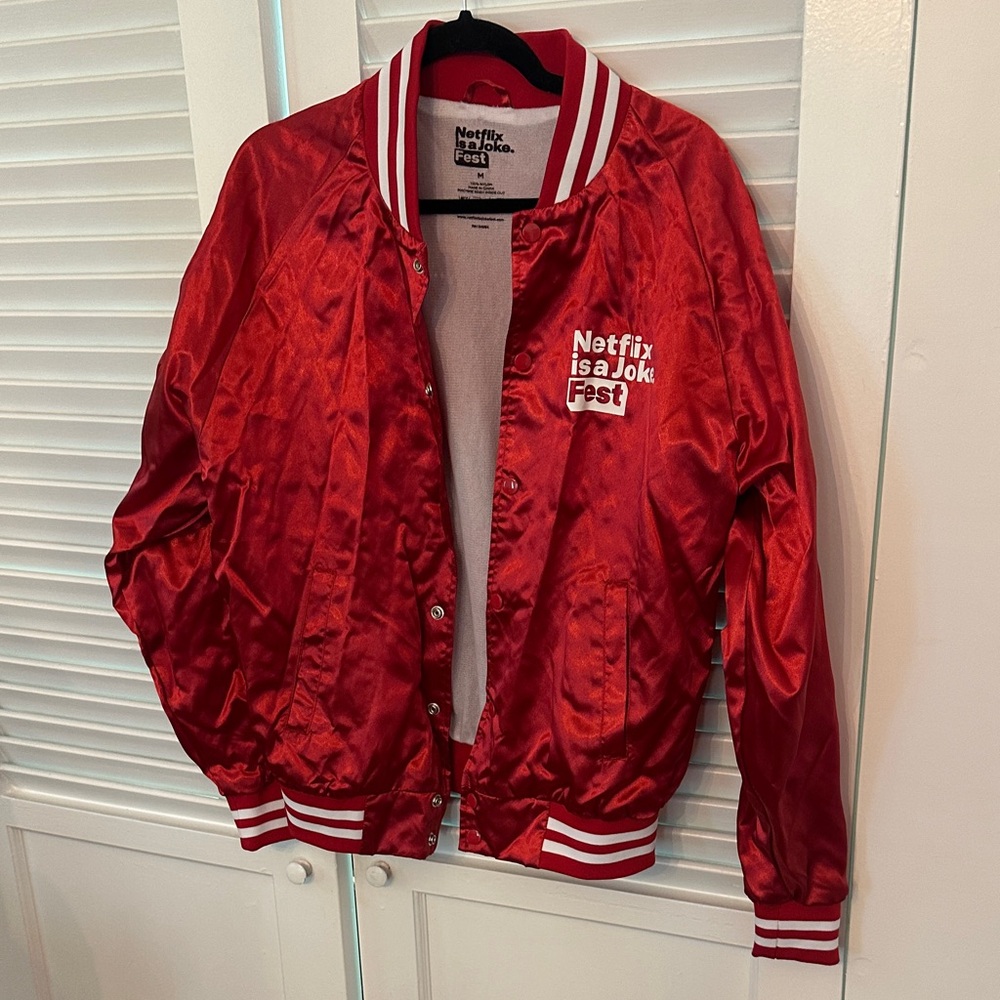 Netflix Red Bomber Jacket